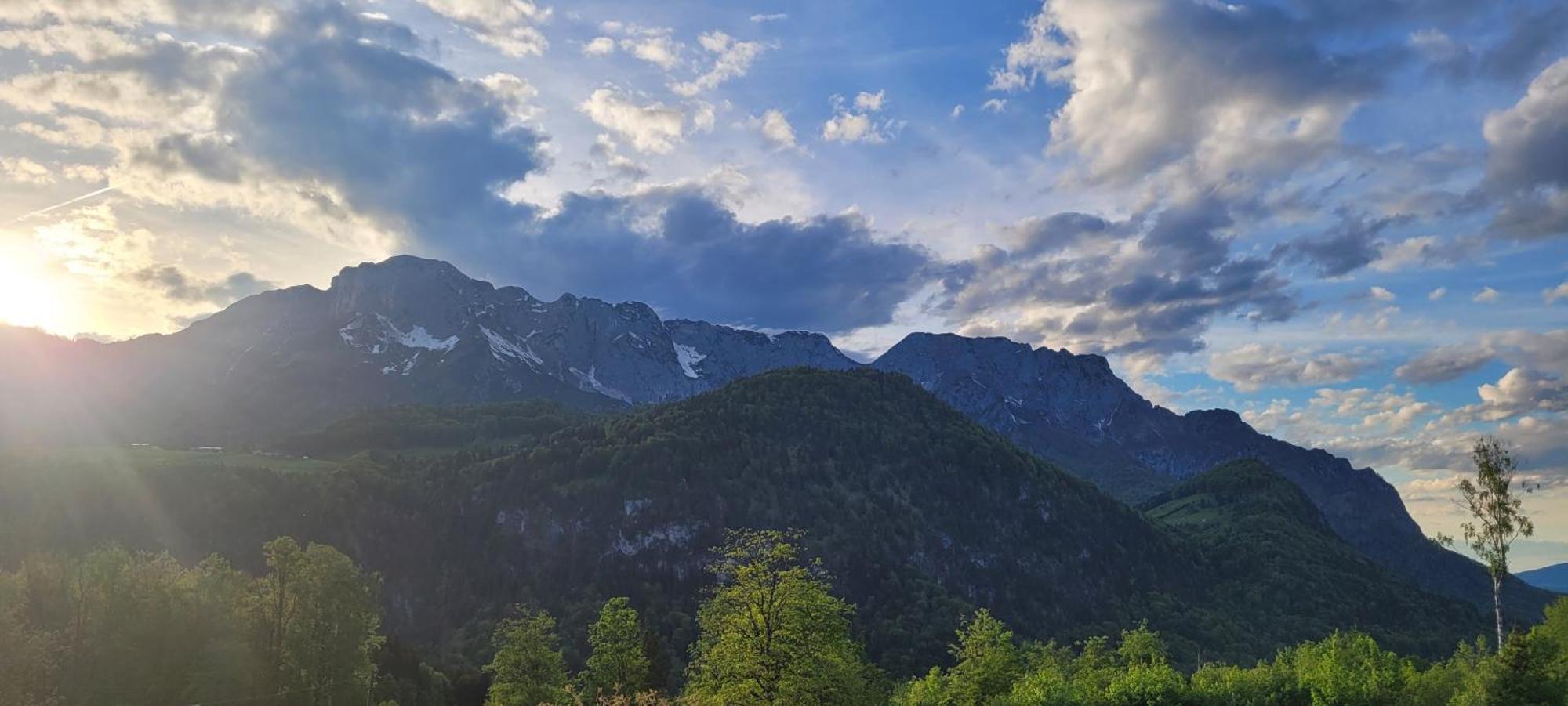 Apartment Bergblick Lohnerlehen Marktschellenberg Dış mekan fotoğraf